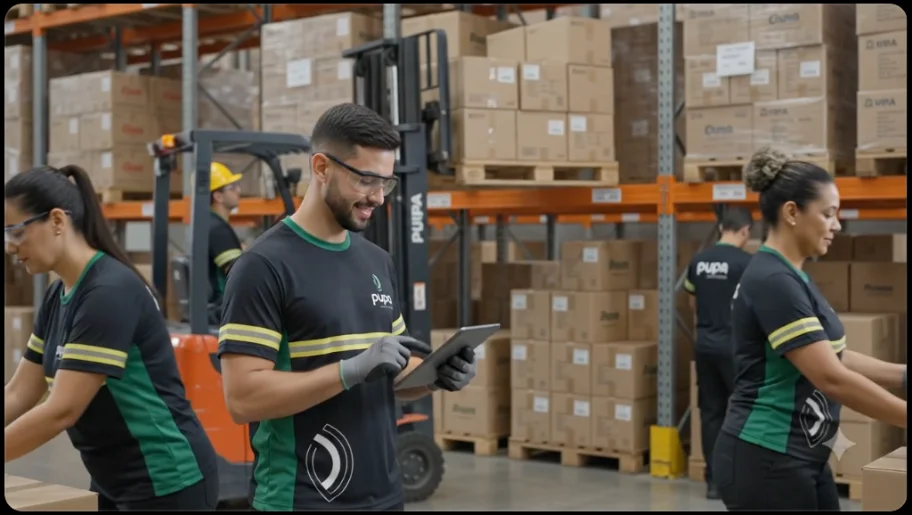 Equipe operacional da PUPA em atividade